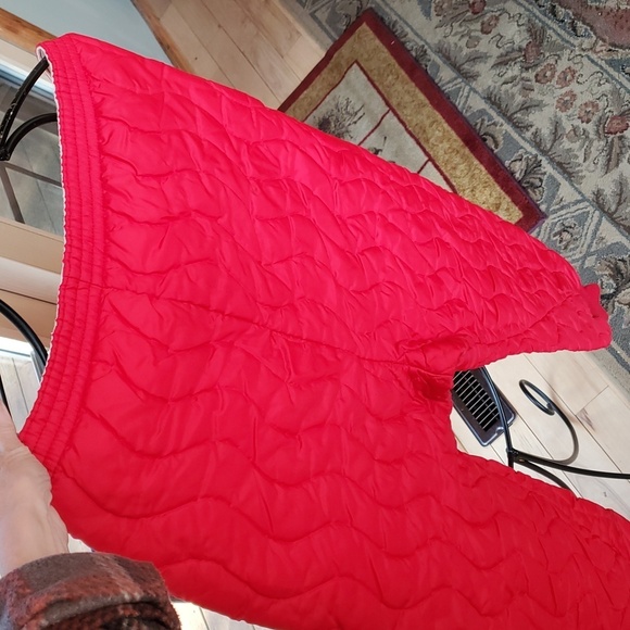 Vintage Red Quilted Hunting Insulating Sz. 38 Pants - Picture 3 of 11